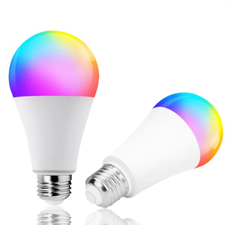 2020 New Arrival SMD2835 E27 9W 806lm A60 Indoor RGB Light Infrared Control Smart Dimmable Remote LED Bulb Lamp